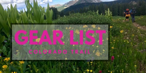 Colorado Trail Gear List
